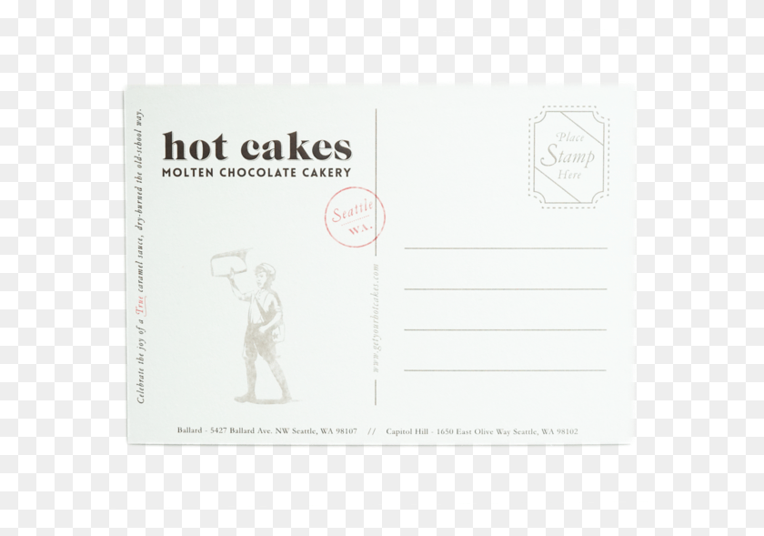 601x529 Postcard 10 Pack Hot Cakes Molten Chocolate Cakery Sketch Pad, Mail, Envelope, Person HD PNG Download