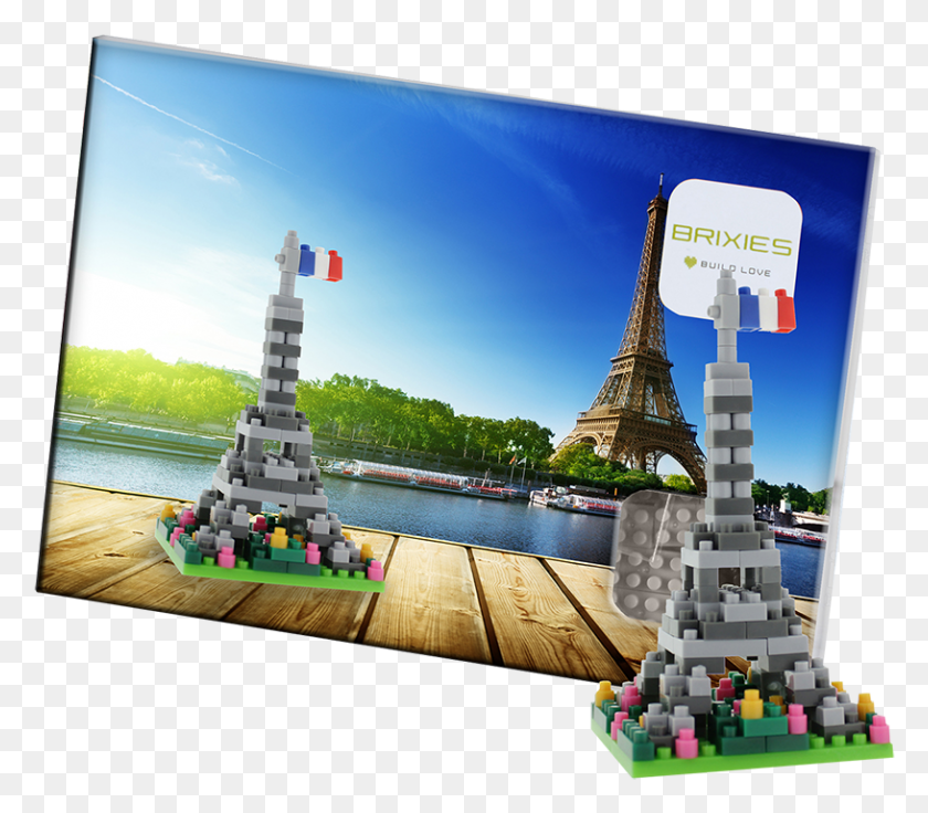 815x707 Postcard Eiffel Tower Lighthouse, Minecraft, Toy, Plant HD PNG Download