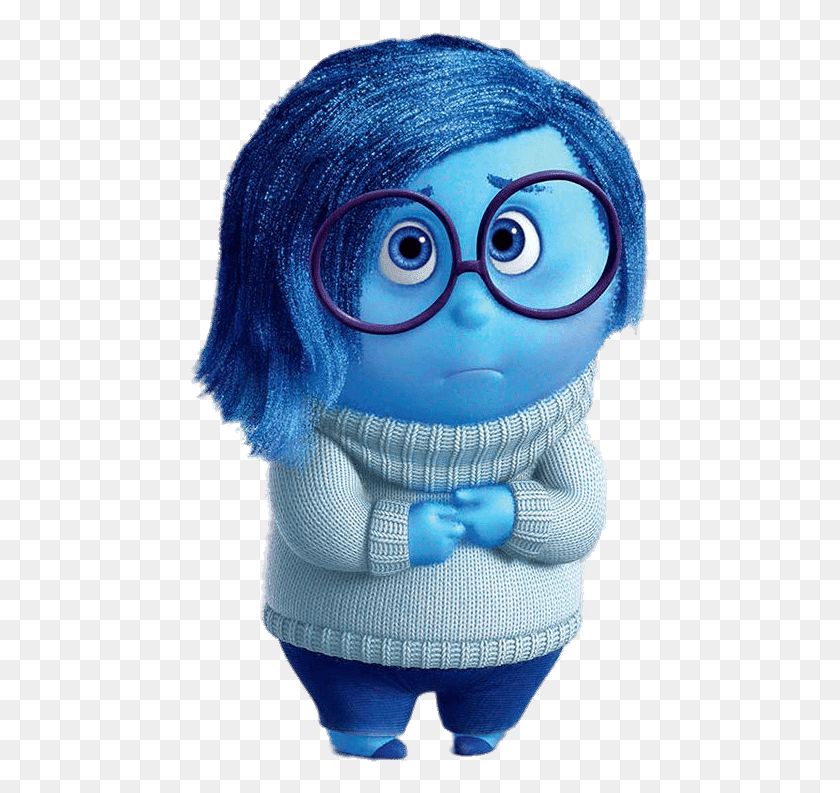 462x733 Posted By Kaylor Blakley At Blue Character From Inside Out, Doll, Toy, Person HD PNG Download