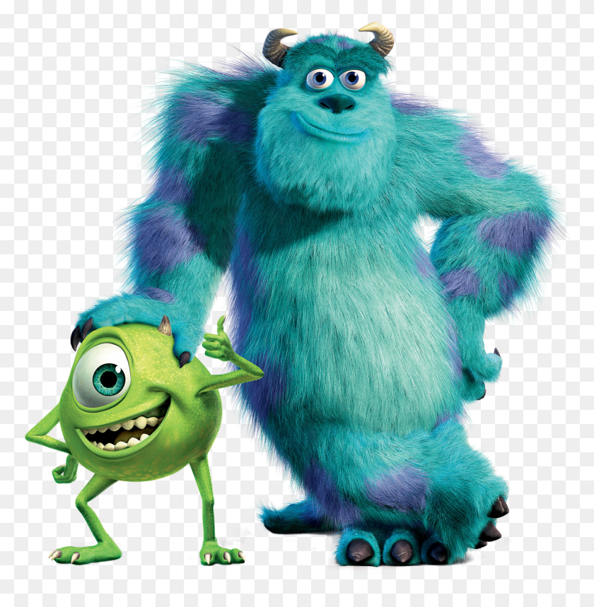 1392x1427 Posted By Kaylor Blakley At Monsters Inc, Mascot, Plant, Green HD PNG Download