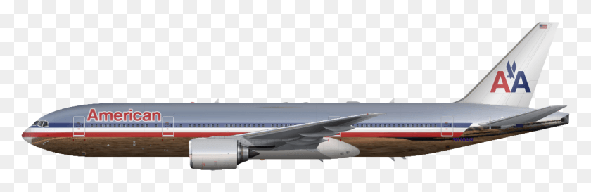 1171x321 Posted Image American Airlines Boeing 777, Airplane, Aircraft, Vehicle HD PNG Download