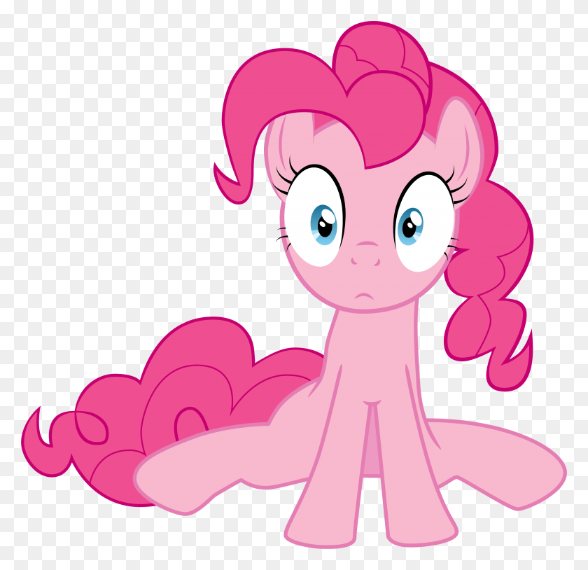 3682x3562 Posted Image My Little Pony Pinkie Pie Shocked, Toy, Cupid, Purple HD PNG Download