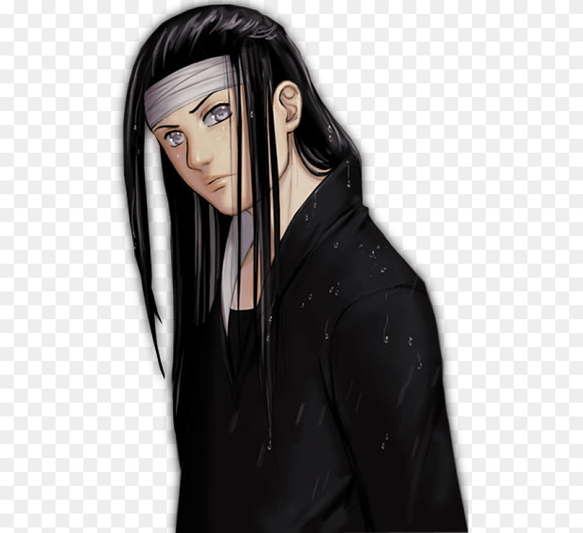 Posted Neji Hyuga Konoha High School, Publication, Book, Comics, Adult Sticker PNG