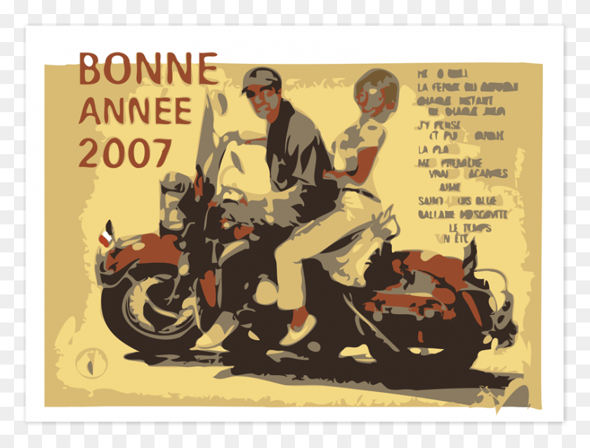 842x626 Poster, Advertisement, Moped, Motor Scooter HD PNG Download