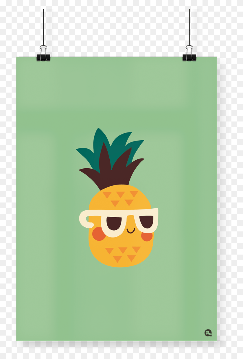 752x1181 Poster Decorativo Abacaxi De Culos Fofys, Pineapple, Fruit, Plant HD PNG Download