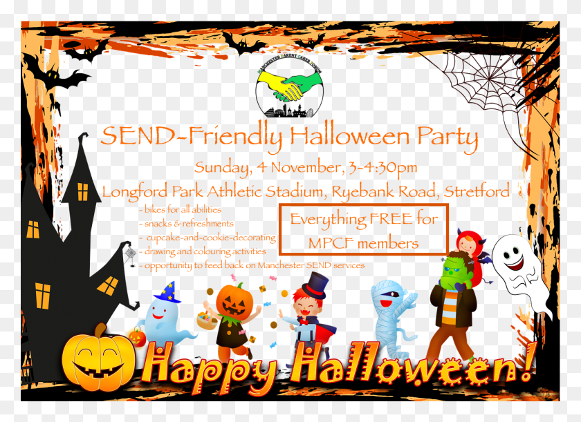 1280x905 Poster For Mpcf39s Send Halloween Party Ramka Hellouin, Advertisement, Person, Human HD PNG Download