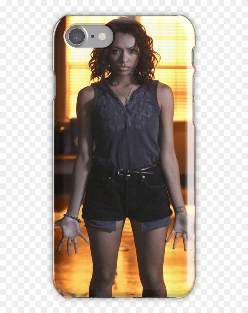 527x1001 Poster Iphone 7 Snap Case Vampire Diaries Bonnie Huntress, Clothing, Apparel, Person HD PNG Download