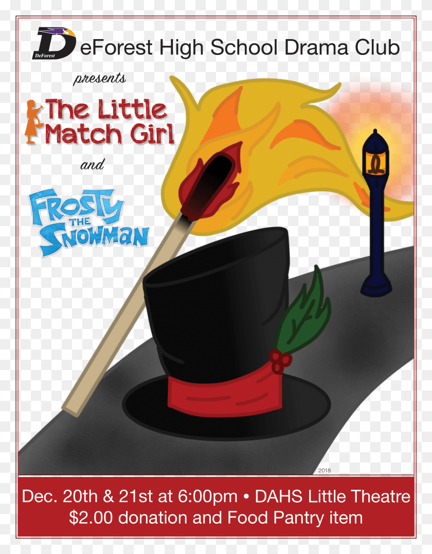 2046x2671 Плакат Matchgirl Frosty Illustration, Волшебник, Исполнитель, Реклама Hd Png Скачать