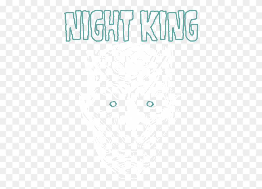 433x547 Descargar Png / Poster Night King Illustration, Stencil, Anuncio, Etiqueta Hd Png