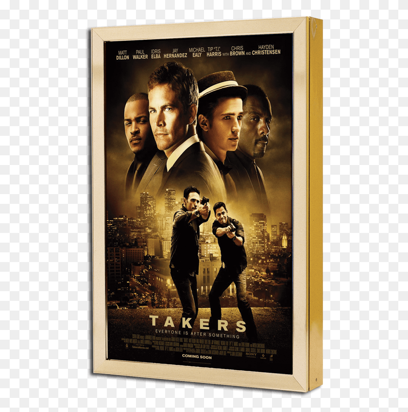 491x789 Posterlite Series Poster Marquee Takers Film, Advertisement, Person, Human Descargar Hd Png