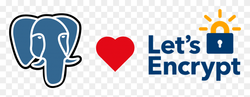 2313x790 Postgresql Ssl With Letsencrypt Let39s Encrypt Ubuntu, Heart, Logo, Symbol HD PNG Download