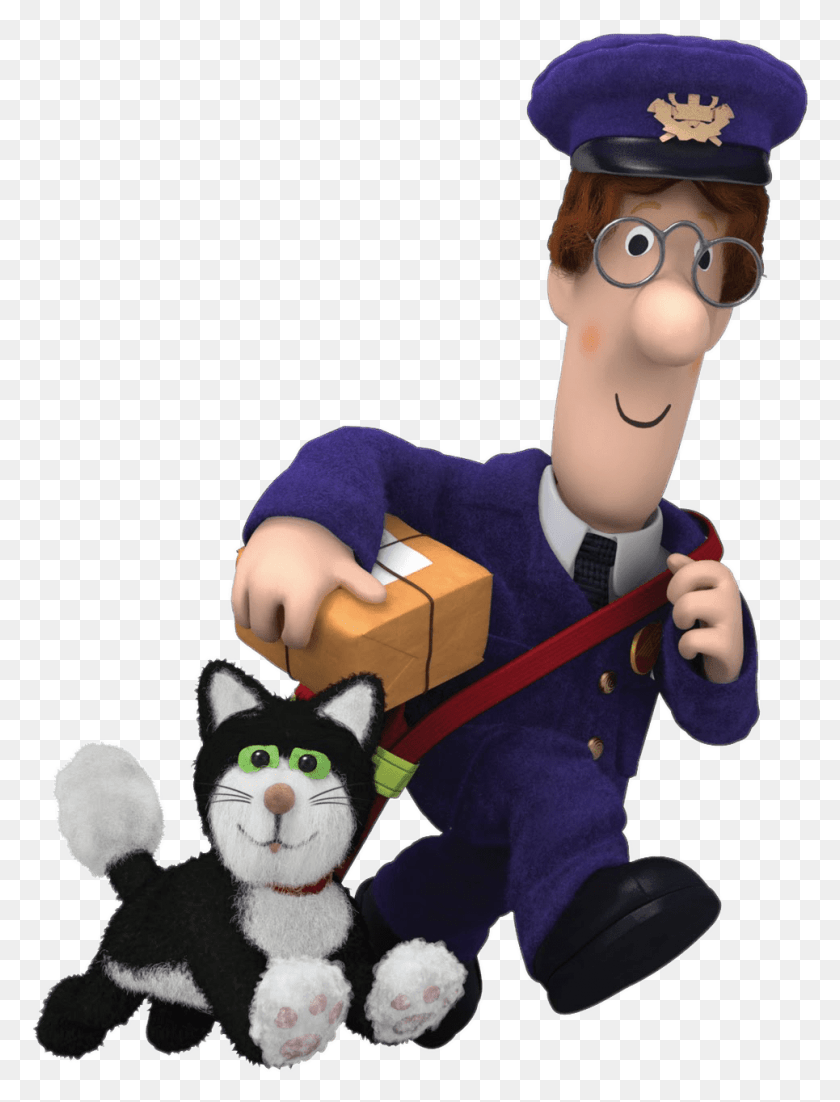 965x1290 Postman Pat Black And White Cat, Sunglasses, Accessories, Person HD PNG Download
