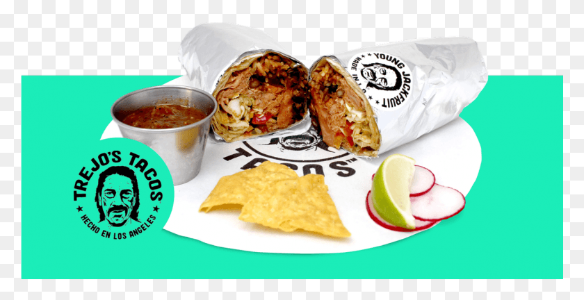 1201x573 Postmates On Twitter Trejo39s Tacos, Burrito, Food, Pizza HD PNG Download