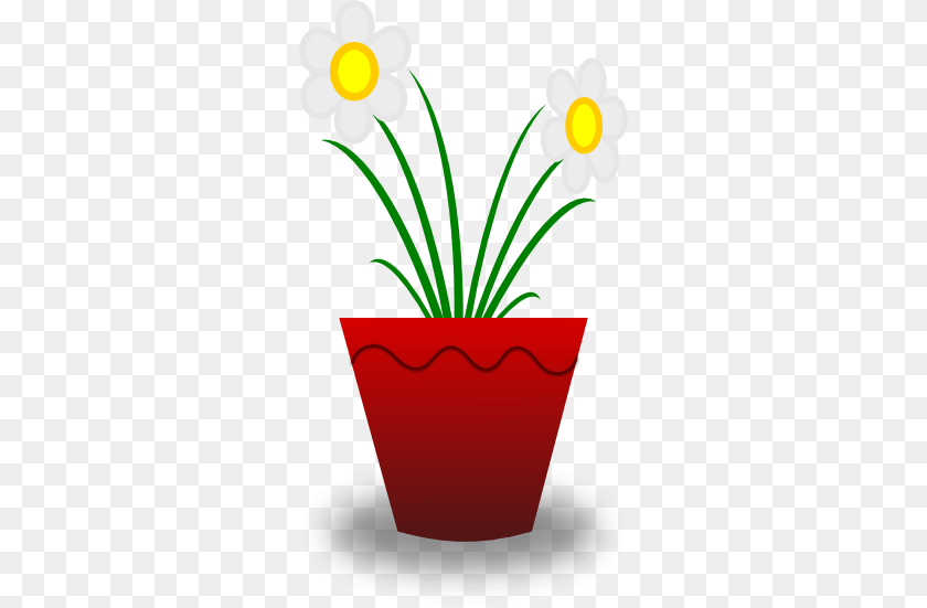 308x551 Pot Daisy Explore Pictures, Jar, Plant, Planter, Potted Plant Clipart PNG