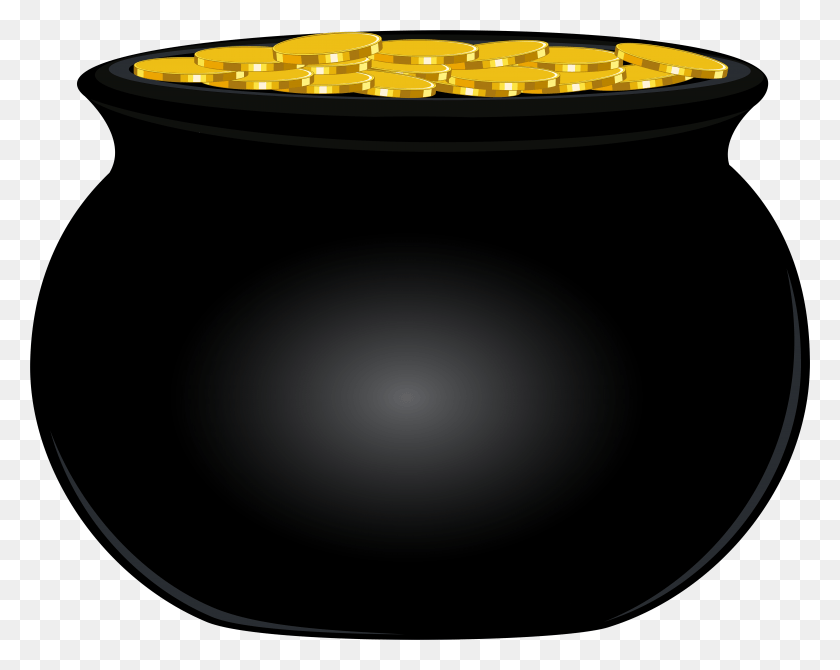 7763x6081 Pot Of Gold, Food, Moon, Outer Space HD PNG Download