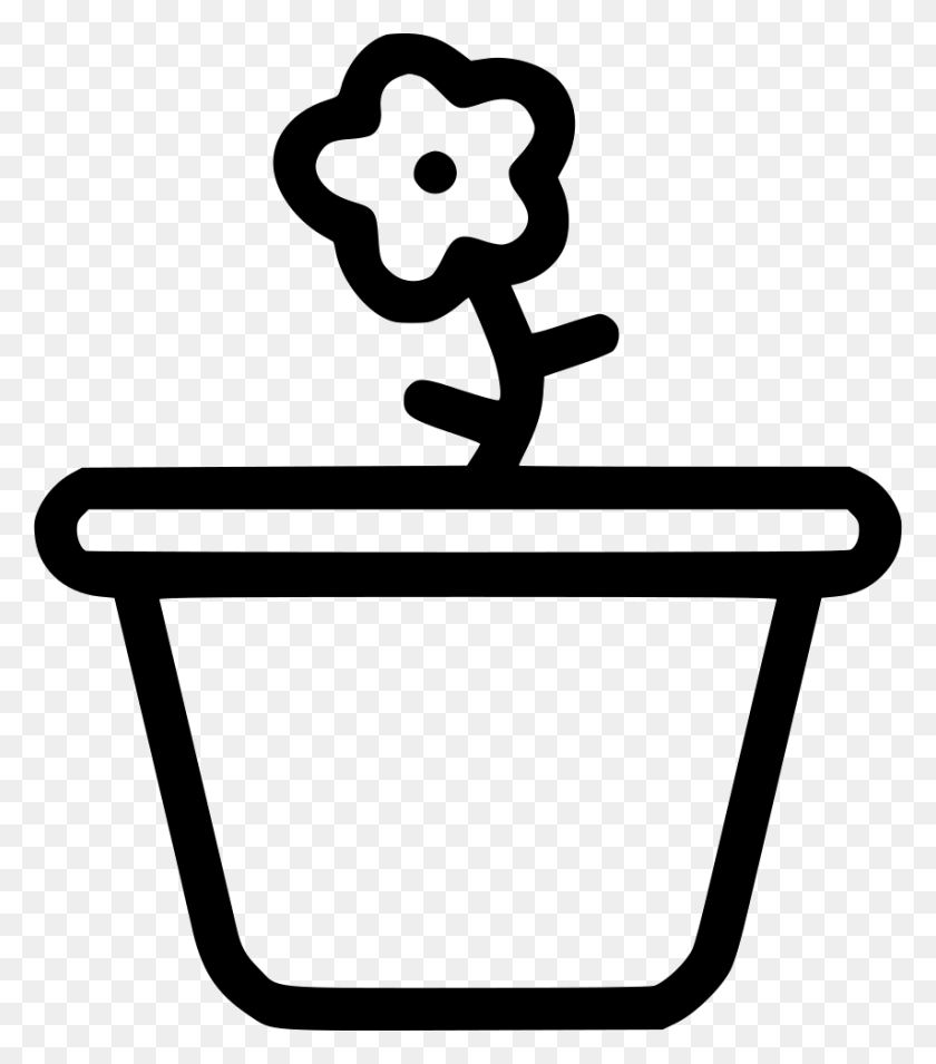 854x980 Pot Plant Gardening, Stencil, Text, Water HD PNG Download