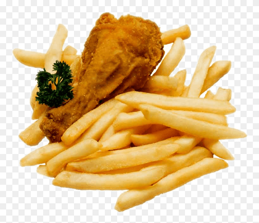 901x768 Potato Chips 1 Pc Chicken And Fries, Food, Fried Chicken, Fungus HD PNG Download