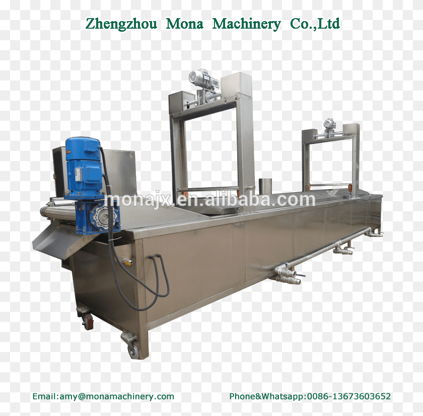 713x767 Potato Chips Plant Costpotato Chips Cutting And Frying Frying, Machine, Lathe, Tabletop HD PNG Download