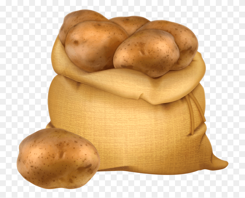 728x621 Potato Clipart Root Crop Sack Of Potatoes Clipart, Vegetable, Plant, Food HD PNG Download