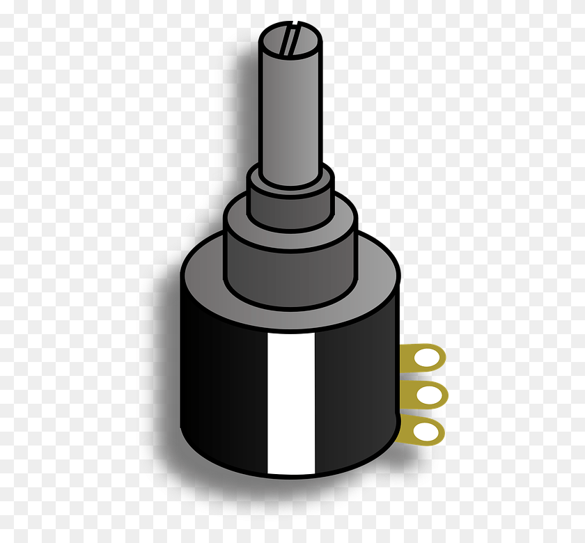 449x720 Potentiometer Rheostat Resistance Variable Resistor Variable Resistance, Cylinder, Wedding Cake, Cake HD PNG Download