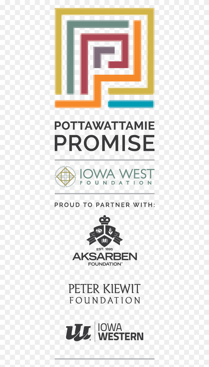 402x1409 Descargar Png Pottawattamie Promise Oportunidades De Becas Iowa Western Community College, Texto, Word, Logo Hd Png