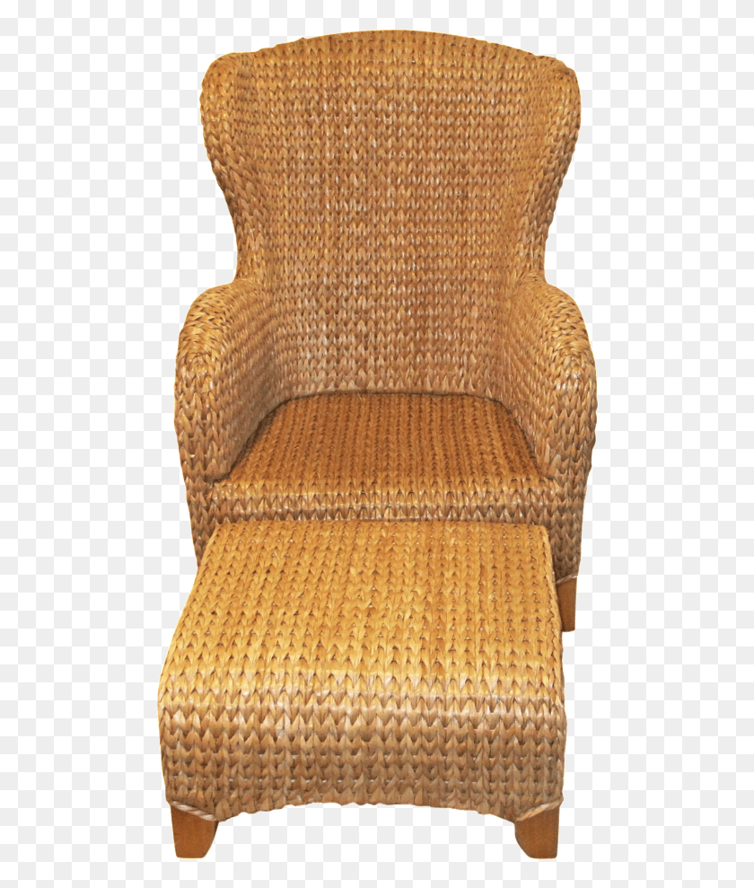 496x929 Pottery Barn Seagrass Chair Wicker, Furniture, Armchair, Rug HD PNG Download