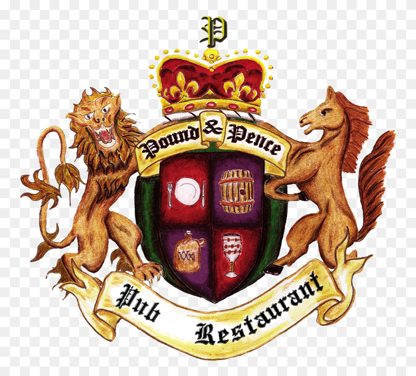 762x699 Логотип Pound Amp Pence Pence Pence, Символ, Эмблема, Товарный Знак Png Скачать