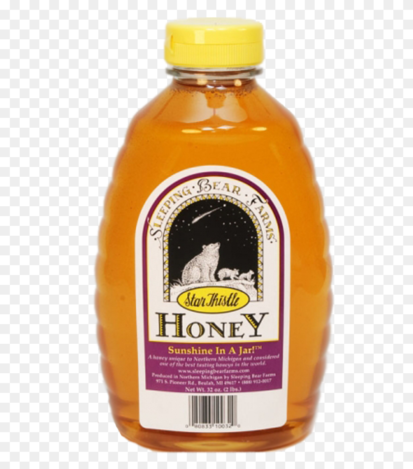 534x895 Pound Honey Jar Sleeping Bear Farms, Bottle, Beverage, Drink HD PNG Download