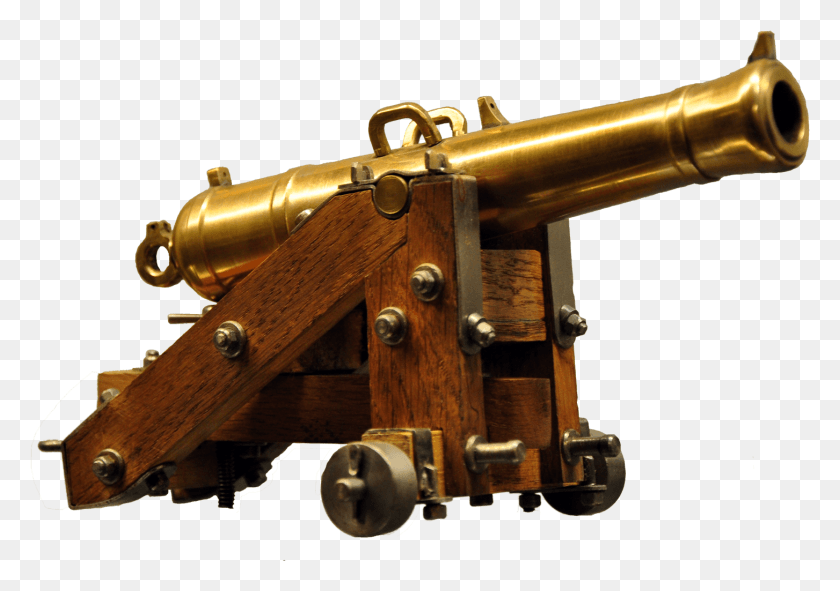 1453x991 Pounder Carronade Cannon, Gun, Weapon, Weaponry HD PNG Download