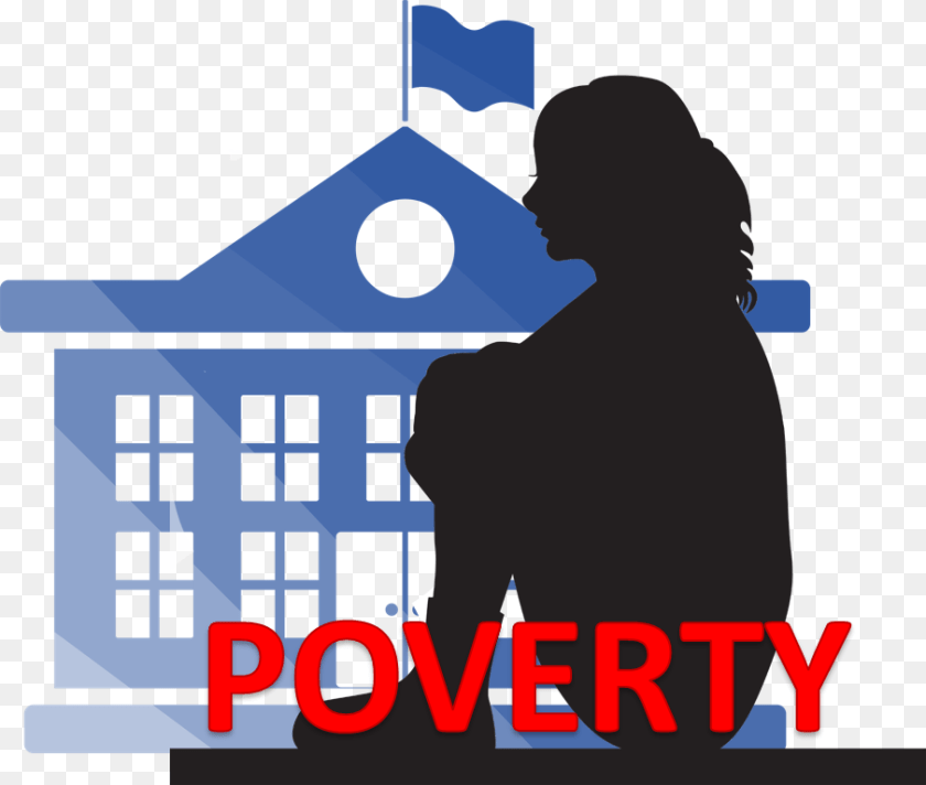 Poverty Poster About Poverty In Education, Adult, Male, Man, Person PNG