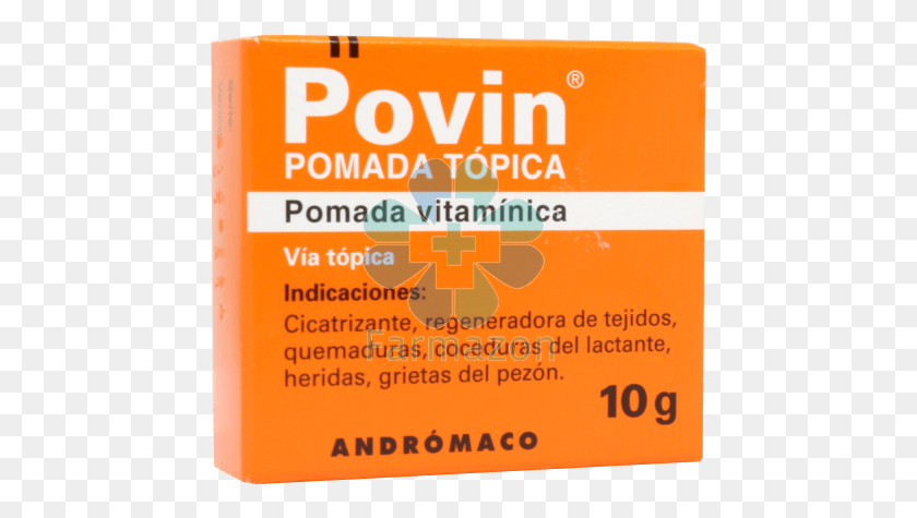 455x415 Povin Pomada Tpica X 10 Gr Graphic Design, Text, Paper, Poster HD PNG Download