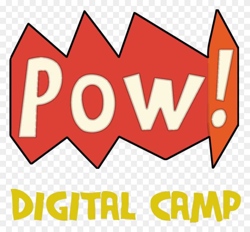 865x798 Pow Digital Camp, Word, Label, Text HD PNG Download