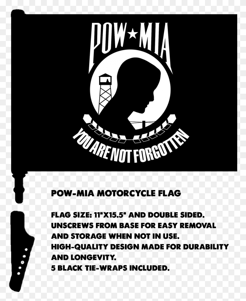967x1201 Pow Mia Flag 10 Pow Mia Flag, Clothing, Apparel, Label HD PNG Download