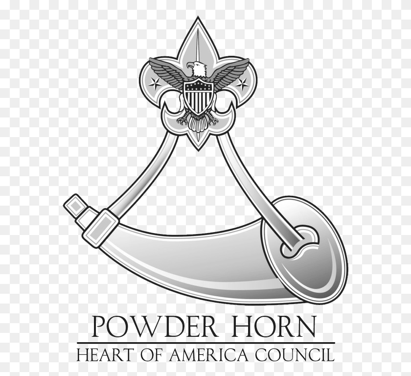 585x708 Png Порошковый Рог Bsa Powder Horn Logo, Смеситель Для Раковины, Символ, Текст Hd Png Скачать