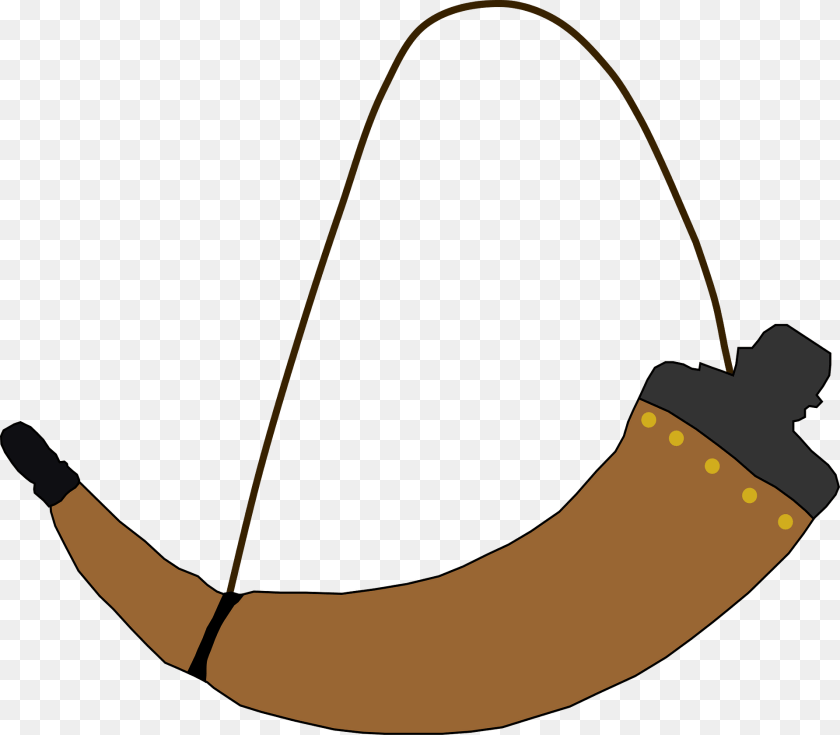 Powder Horn Clipart, Bow, Weapon PNG
