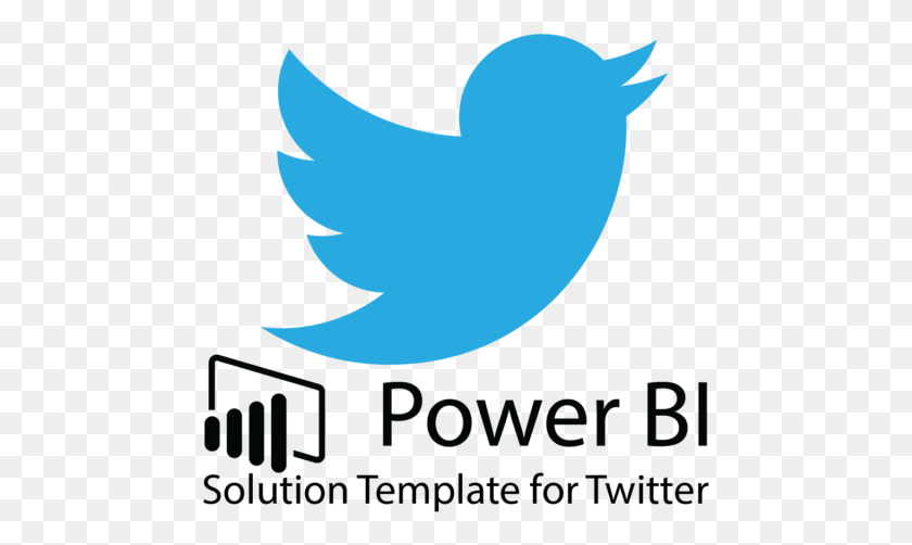467x442 Descargar Png Power Bi Solution Template For Twitter Icono De Vector De Twitter Blanco, Logotipo, Símbolo, Marca Registrada Hd Png