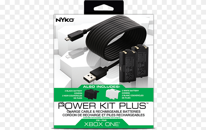 432x532 Power Kit Plus For Xbox One Nyko Power Kit Plus Xbox One, Adapter, Electronics, Appliance, Blow Dryer PNG