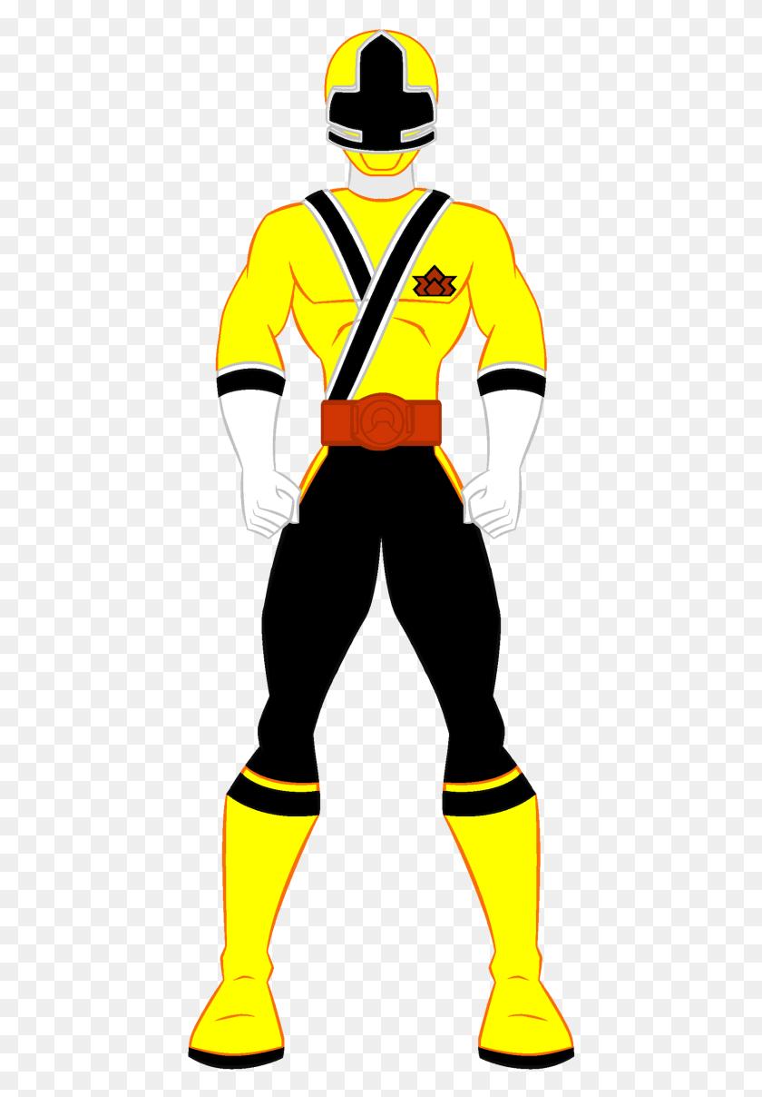428x1148 Power Rangers Amarelo, Person, Human, Hand HD PNG Download