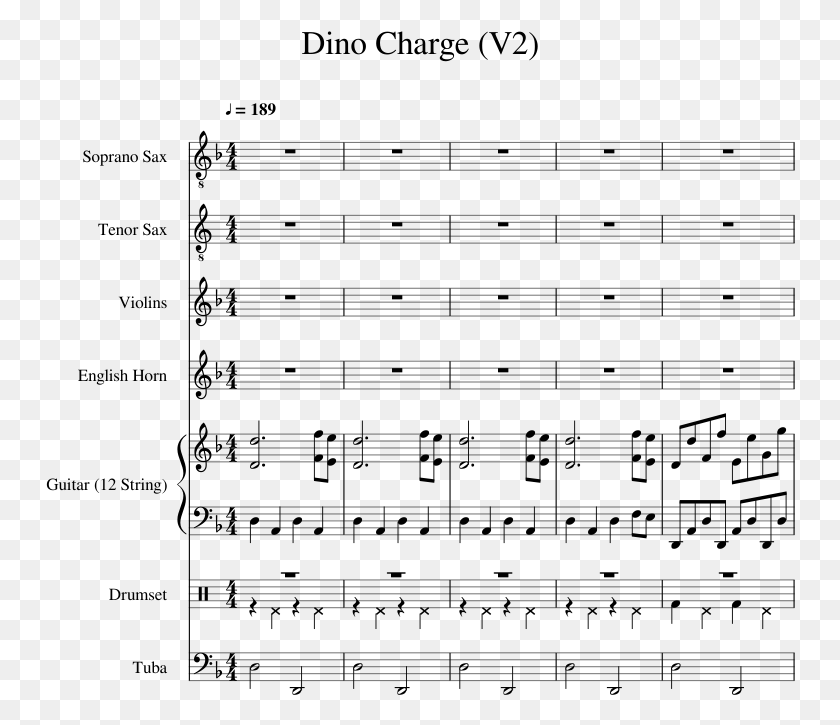 750x665 Power Rangers Dino Charge V2 Sheet Music, Gray, World Of Warcraft HD PNG Download