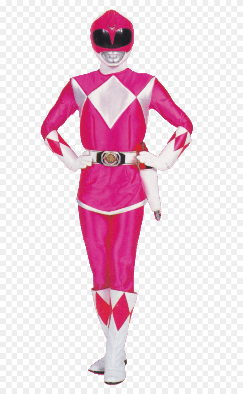 561x1301 Descargar Png Power Rangers Mighty Morphin Pink Ranger Power Rangers Mighty Morphin Pink Ranger, Disfraz, Persona, Humano Hd Png