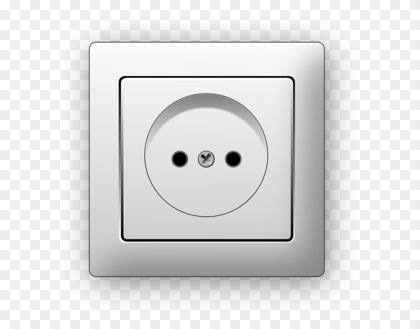 600x598 Power Socket, Electrical Device, Adapter, Plug HD PNG Download