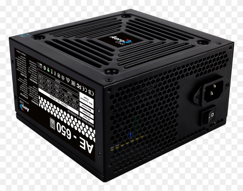 1038x800 Power Supply Aerocool 650w Ae, Electronics, Computer, Amplifier HD PNG Download