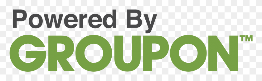 1925x498 Powered By Groupon Logo On White Background Powered By Logo, Text, Word, Alphabet HD PNG Download