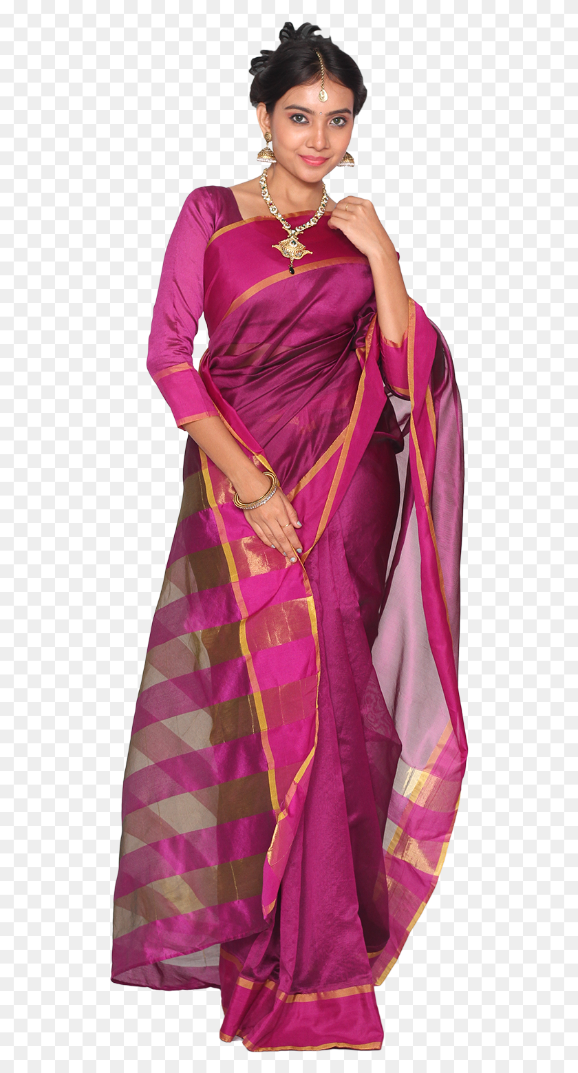 522x1499 Powered By Synamen Sari, Clothing, Apparel, Silk HD PNG Download