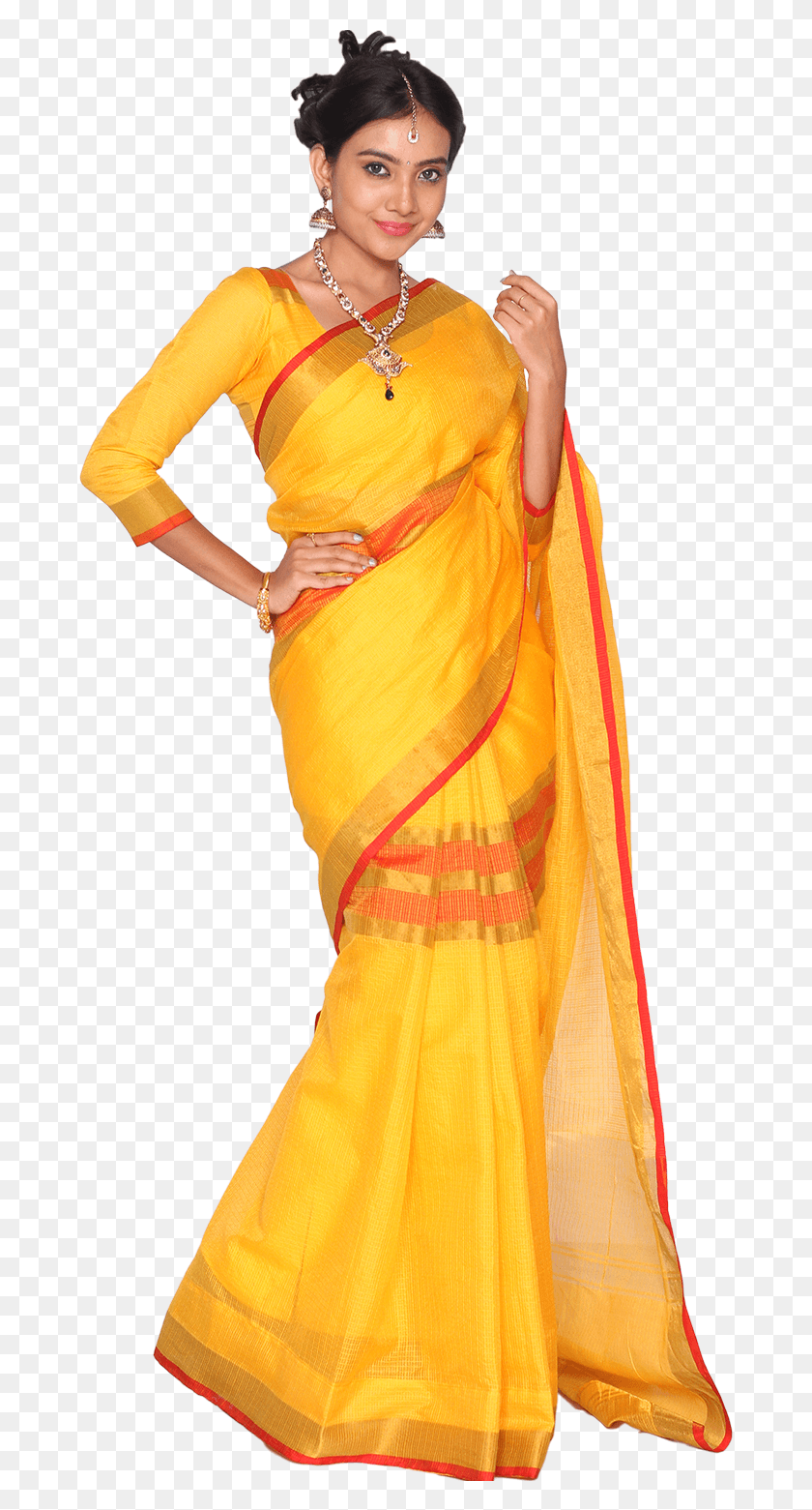 677x1501 Powered By Synamen South Indian Silk Saree With Price, Clothing, Apparel, Sari HD PNG Download