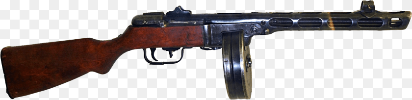 2299x559 Ppsh 41 Ppsh 41 Submachine Gun, Firearm, Machine Gun, Rifle, Weapon PNG