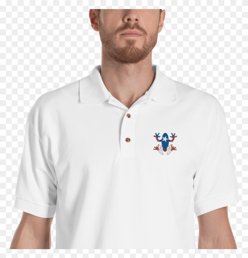 958x1001 Pr Coqu Embroidered Polo Shirt Embroidery T Shirt Mockup, Clothing, Apparel, Shirt HD PNG Download