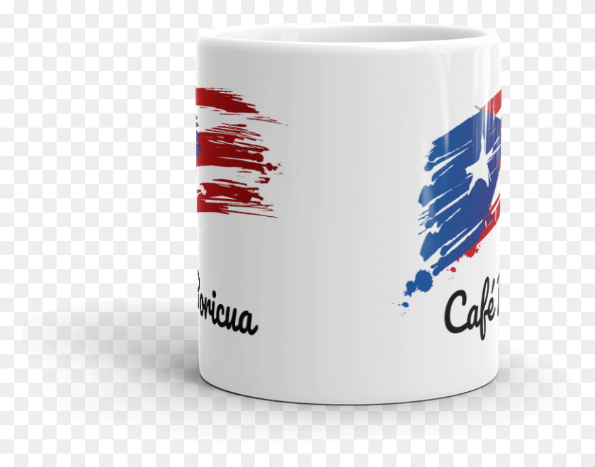 811x623 Pr Flag Boricua Coffee Mug Coffee Cup, Cup, Paper, Towel HD PNG Download