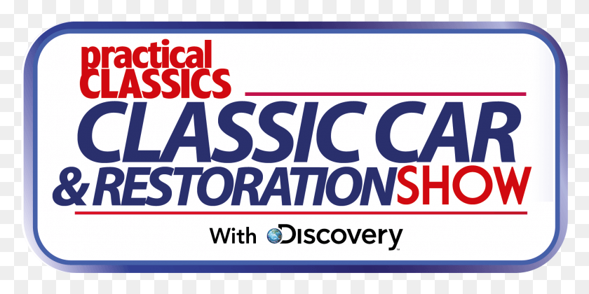 1879x868 Practical Car Restoration Show Logo Practical Restoration Show Nec, Text, Word, Label HD PNG Download
