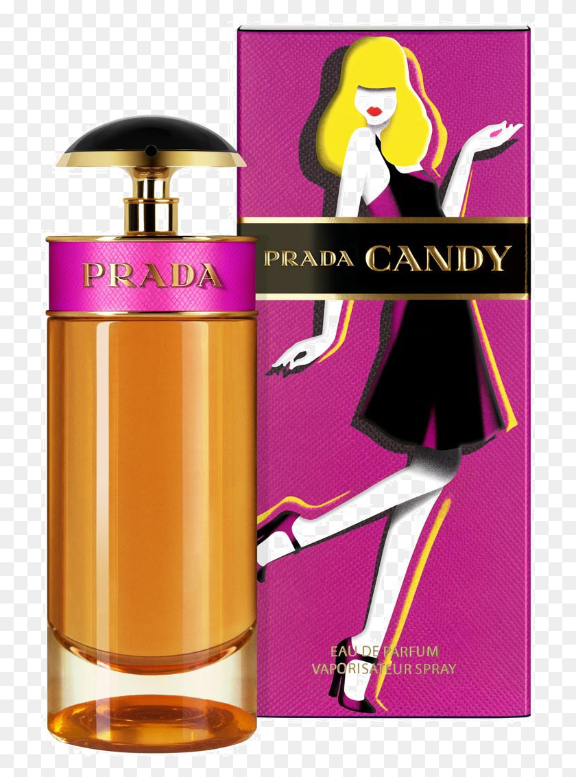 721x1073 Prada Candy Kupit Ukraina, Bottle, Perfume, Cosmetics HD PNG Download
